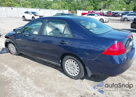 2007 Honda Accord 2.4 Vp из США, поврежденный, VIN 1HGCM561X7A129481